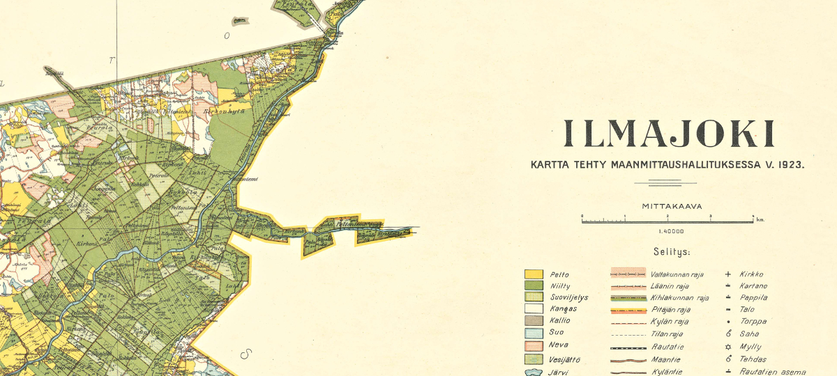 Ilmajoen pitäjänkartta 1923